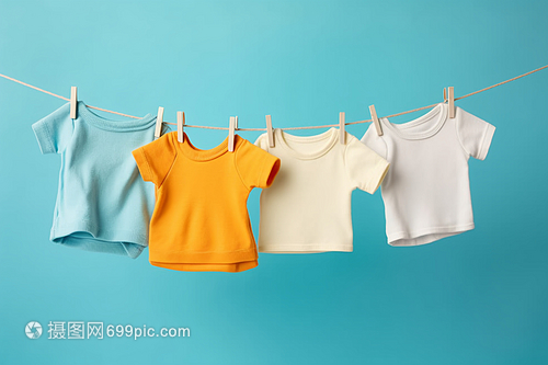 晾衣绳上的婴语诗